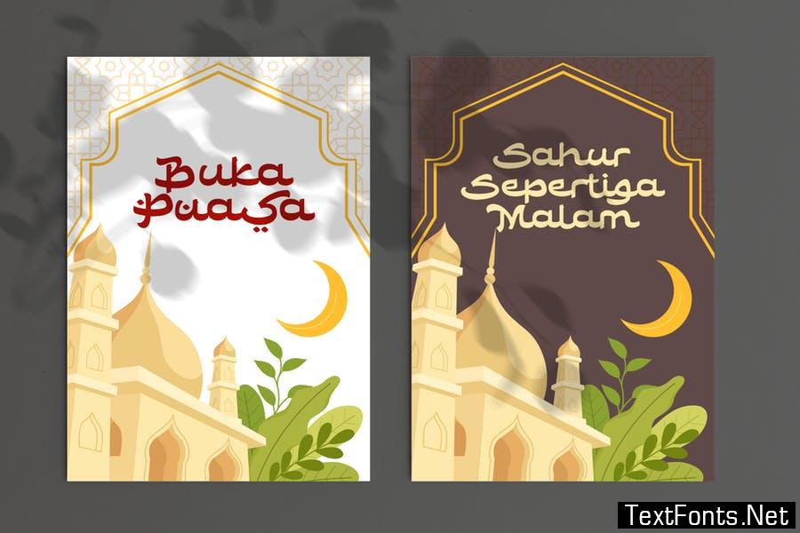 DS Lentera Ramadhan - Display Font