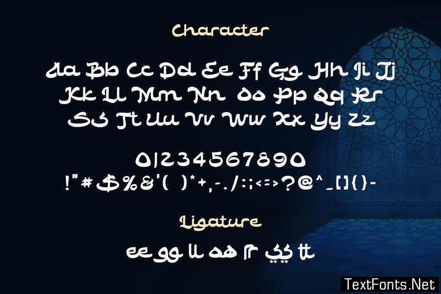 DS Lentera Ramadhan - Display Font