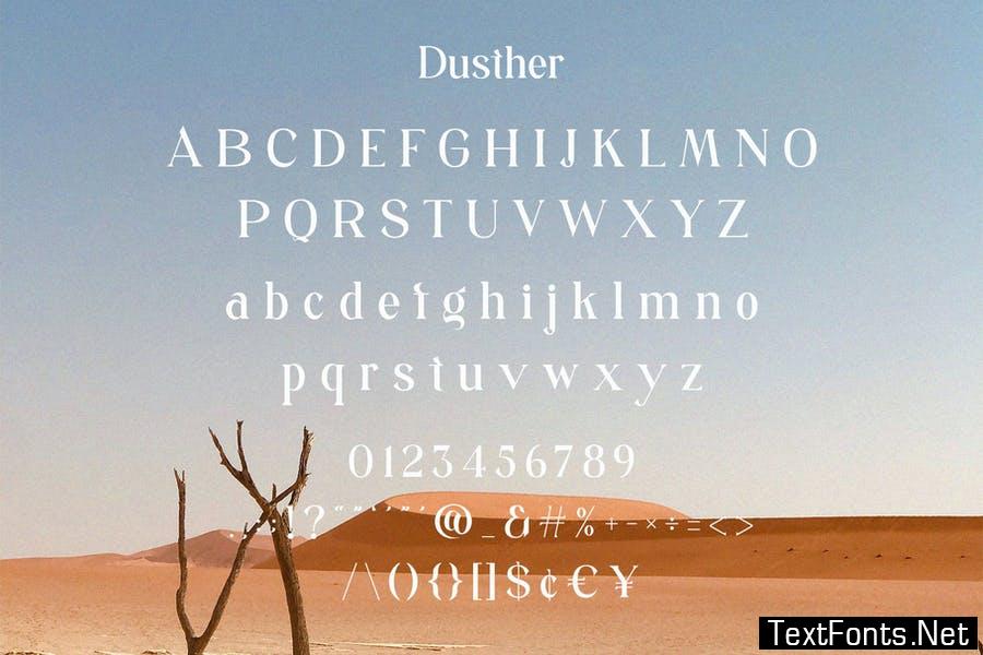 Dusther - Modern Serif Font
