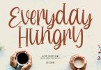 Everyday Hungry Cute Script Font