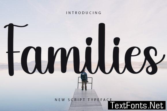 Families Font