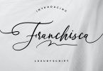 Franchisca Luxury Script Font