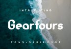 Gearfours Font