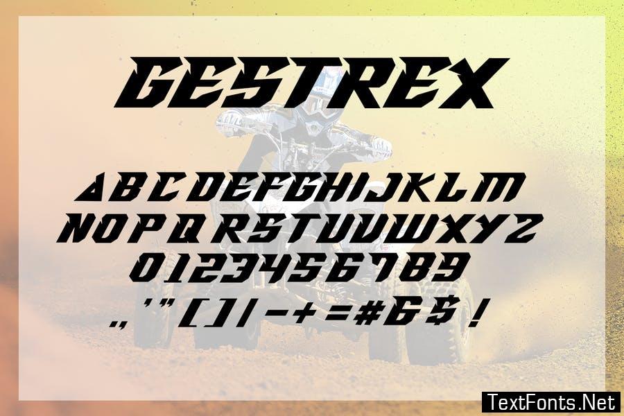 Gestrex Font