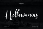 Hellowanias Script Font