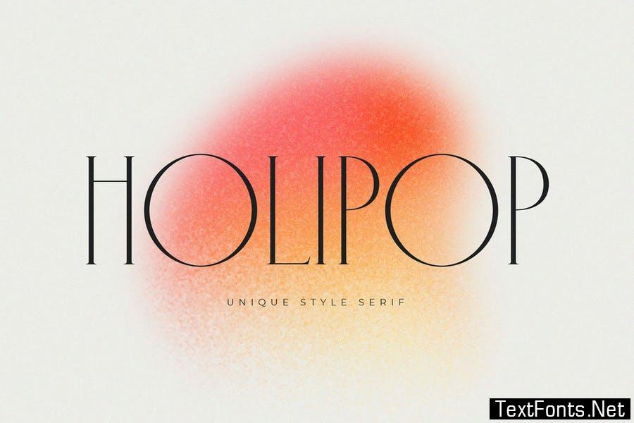 Holipop - Modern Serif Font