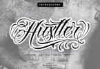 Hustler | Tattoo Style Font