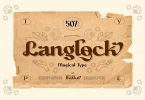Langlock - Magical Type Font