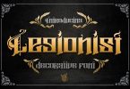 Legionist - Decorative font