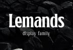 Lemands - Display Typeface Font