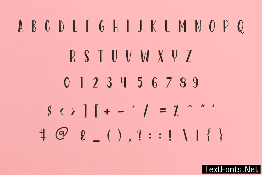 Lime Pink Font
