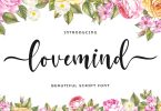 Lovemind - Beautiful Script Font