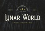 Lunar World - Classic Vintage Display Serif Font