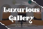 Luxurious Gallery - Luxury Retro Display Font