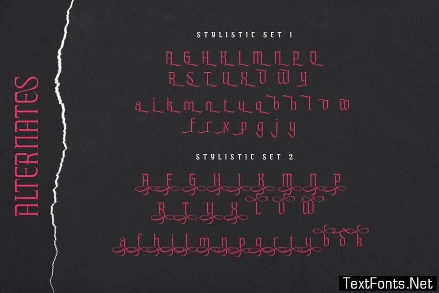 Maboth Typeface Font