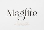 Maglite - Modern Ligature Serif Font