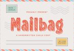 Mailbag - Playful Chalk Font