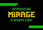 Mirage sports Display Font