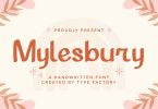 Mylesbury - A Handwritten Font