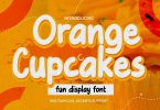 Orange Cupcakes - Fun Display Font