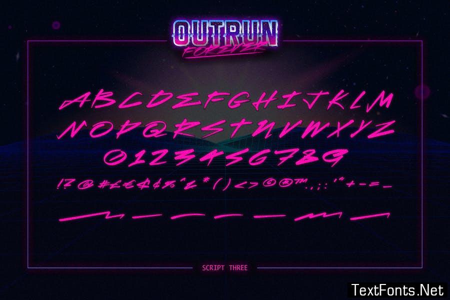 Outrun Forever – 2 in 1 Font Duo