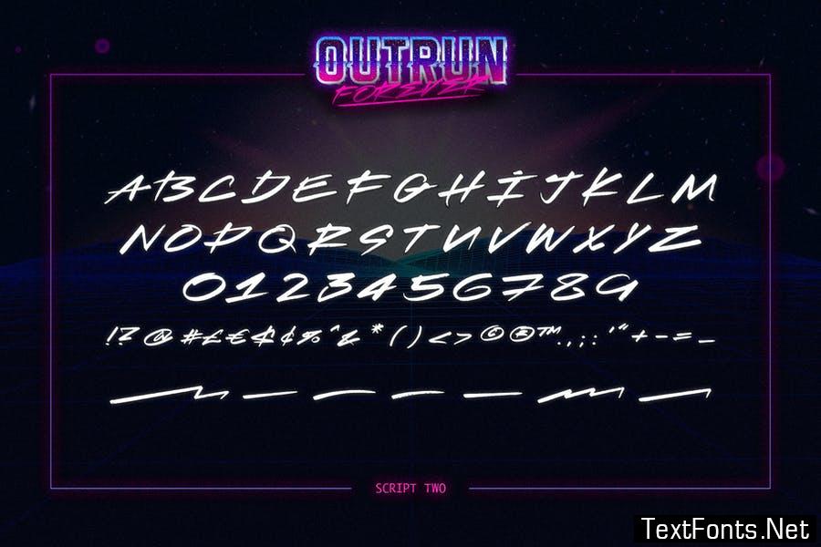 Outrun Forever – 2 in 1 Font Duo