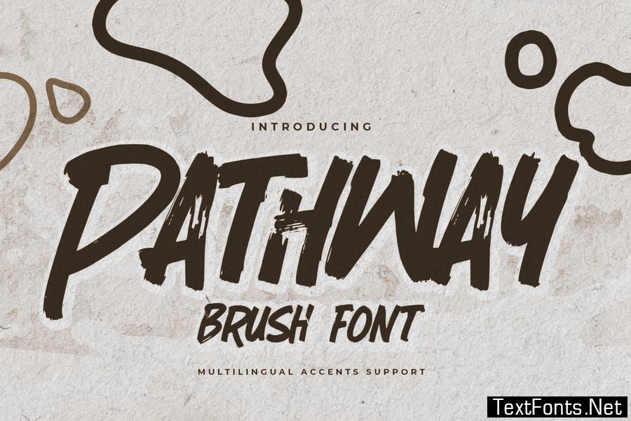 PATHWAY - Brush Font