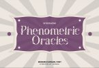 Phenometric Oracle - Carnaval Font