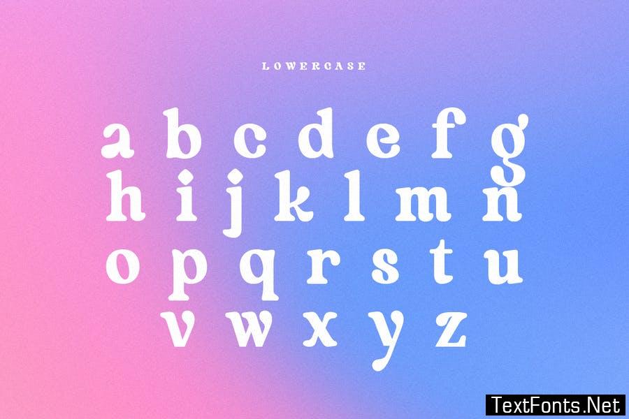 Rainbow - Modern Vintage Font