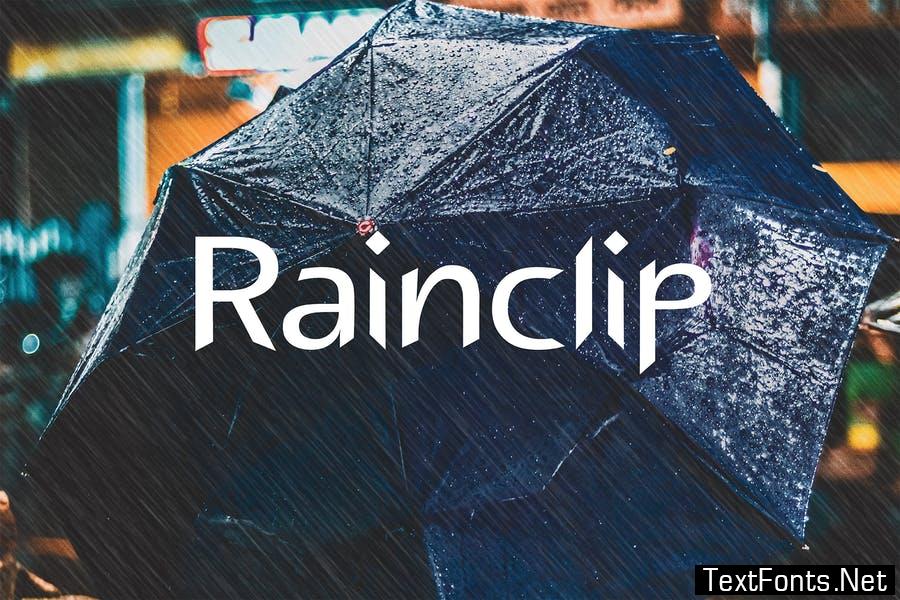 Rainclip Font