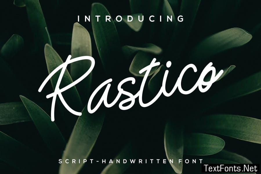 Rastico Script Handwritten Font