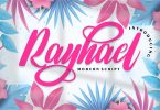 Rayhael | Modern Script Font