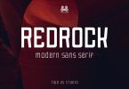 Redrock - Modern Sans Serif Font