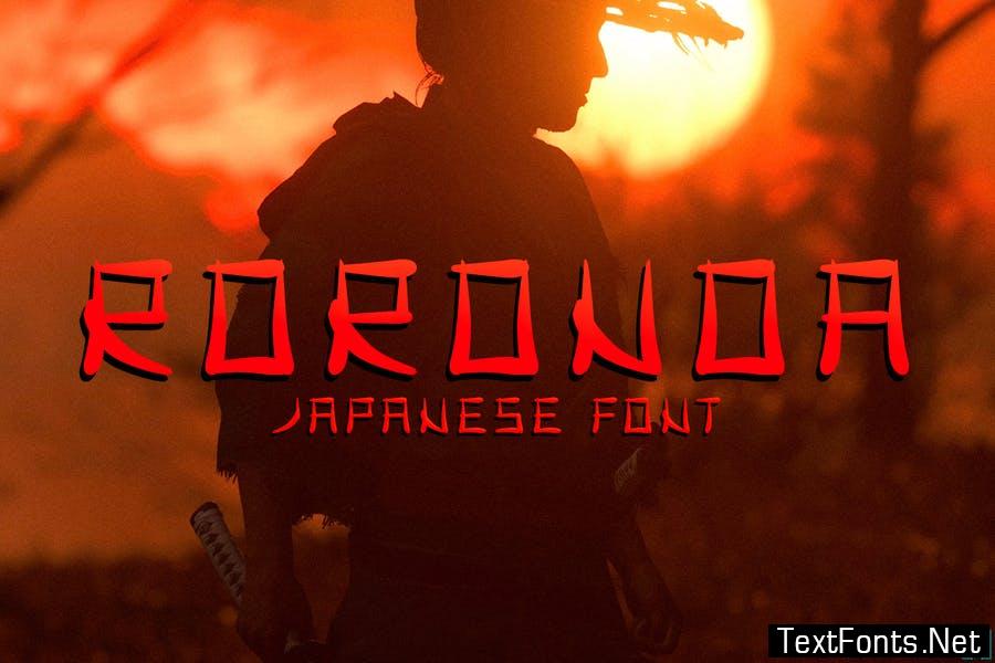 Roronoa - Japanese Font GL