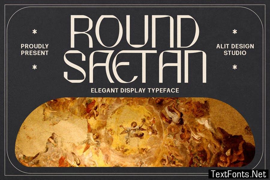 Round Saetan Typeface Font