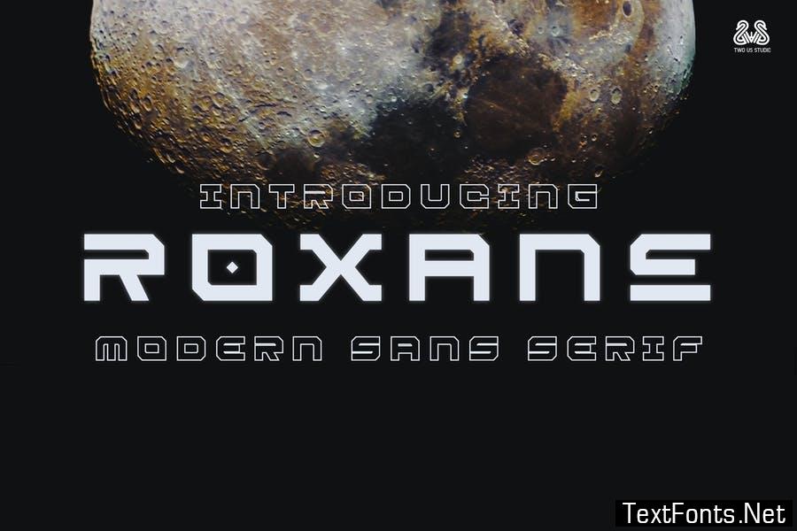 Roxane - Modern Sans Serif Font