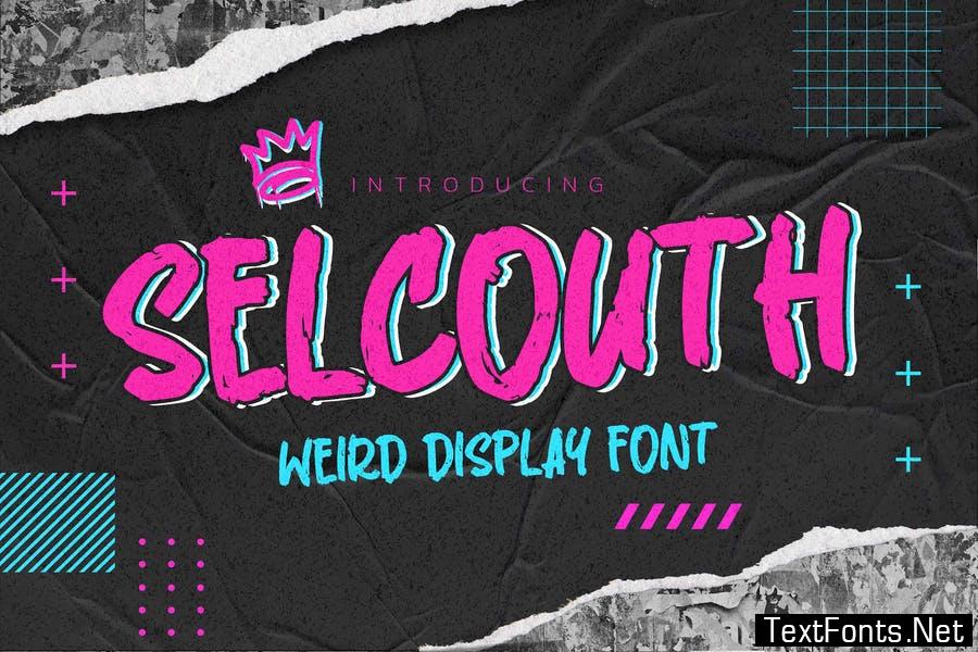 SELCOUTH - Weird Display Font