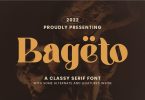Serif Font - Bageto