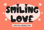 Smiling Love - Cute Love Display Font