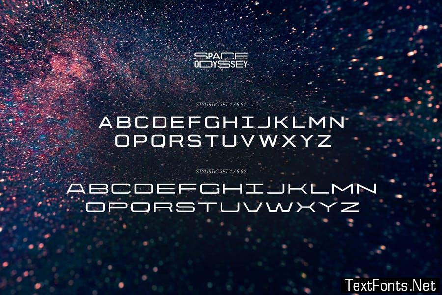 Space Odyssey - Modern Sans Font