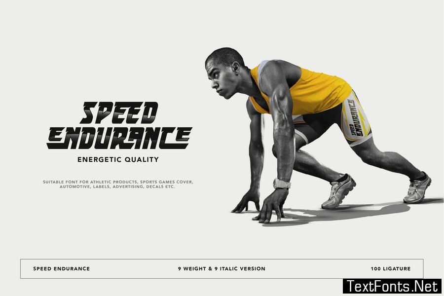 Speed Endurance Font