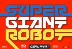 Super Giant Robot Font