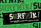 Surfnik: A Hand-Made Vintage Surf and Beatnik Font