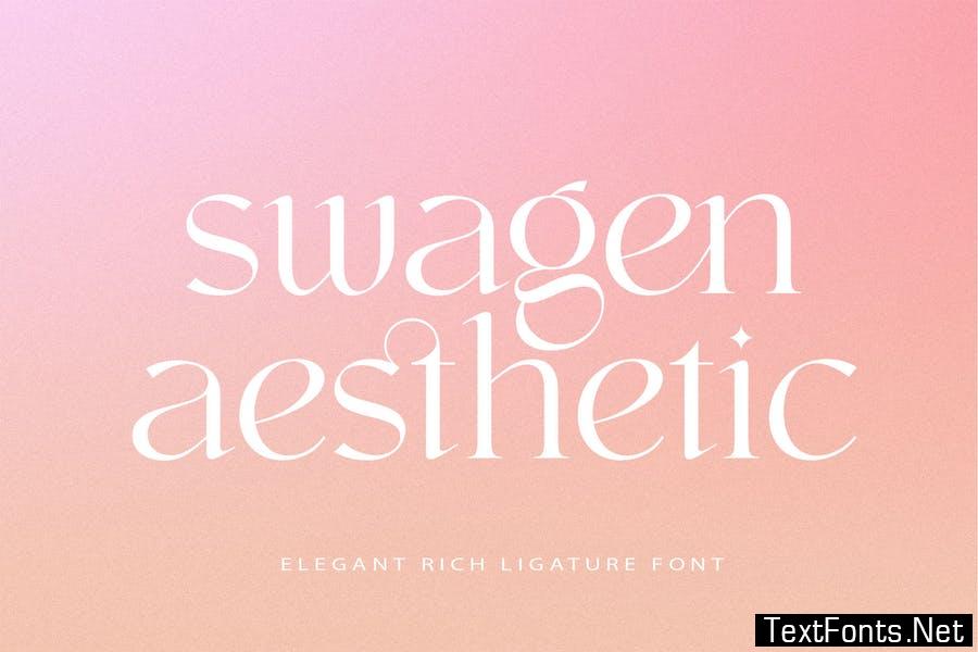Swagen Aestehtic Font