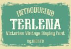 Terlena Victorian Vintage Display Font