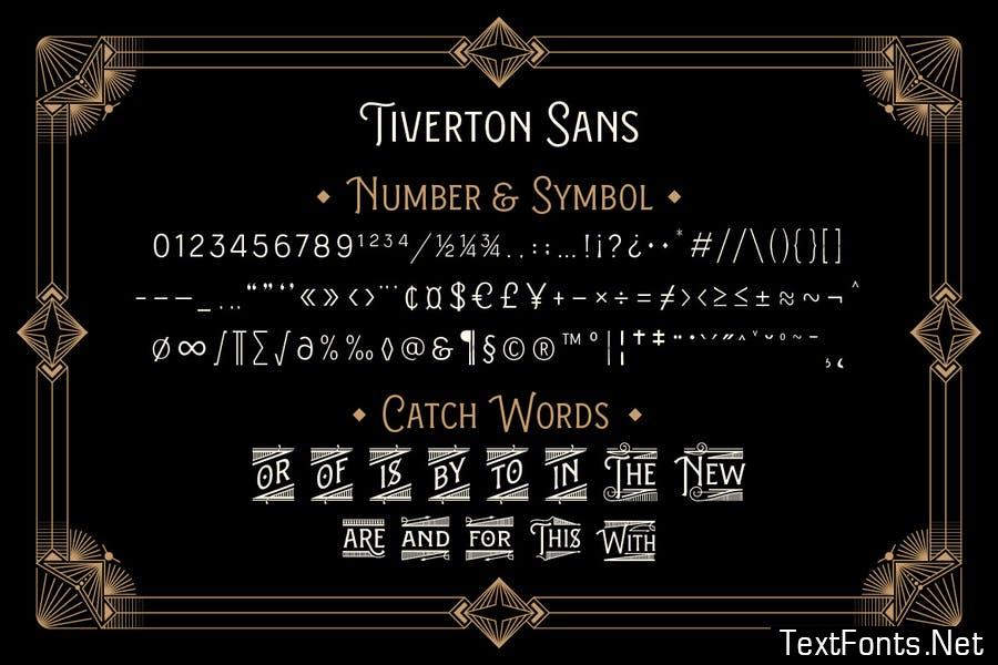 Tiverton Sans Font