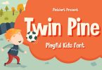 Twin Pine - Kids Font