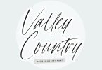 Valley Country Script Font