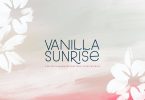 Vanilla Sunrise Font