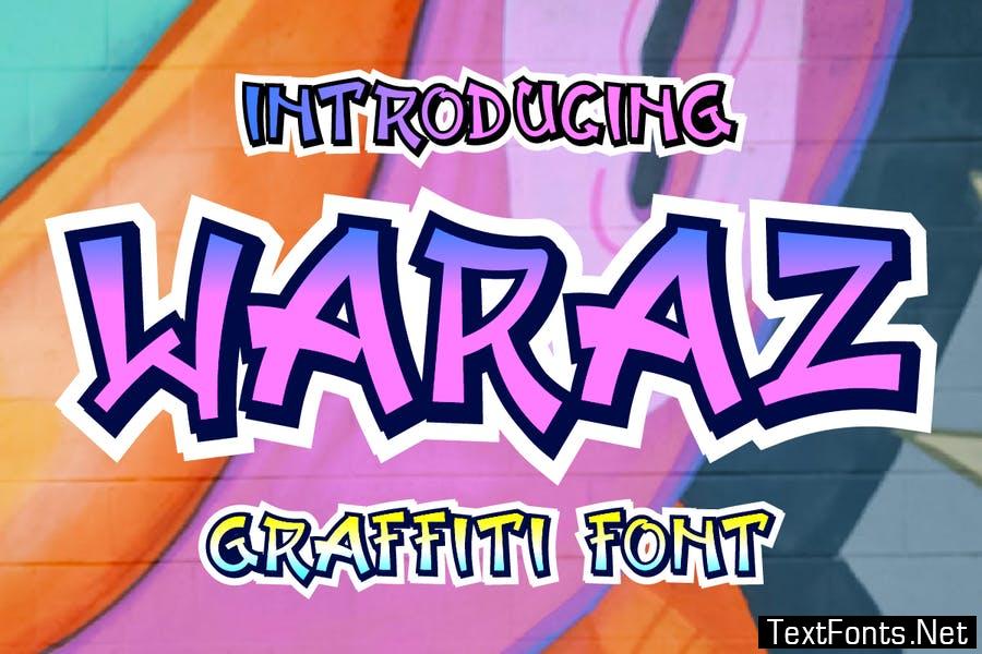 Waraz Graffiti Display Font